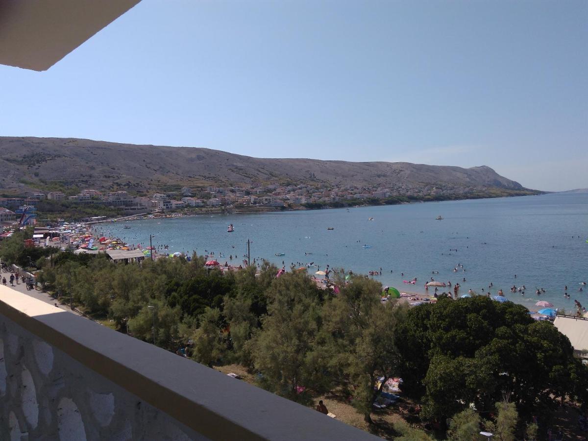 Villa Galeb Pag - At The Main Beach Pag Town Exterior photo